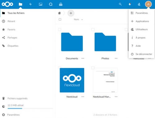 Nextcloud - Stockage, partage de données et travail collaboratif - Alma