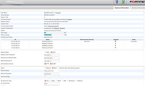 Fortinet - Point d'accès wifi