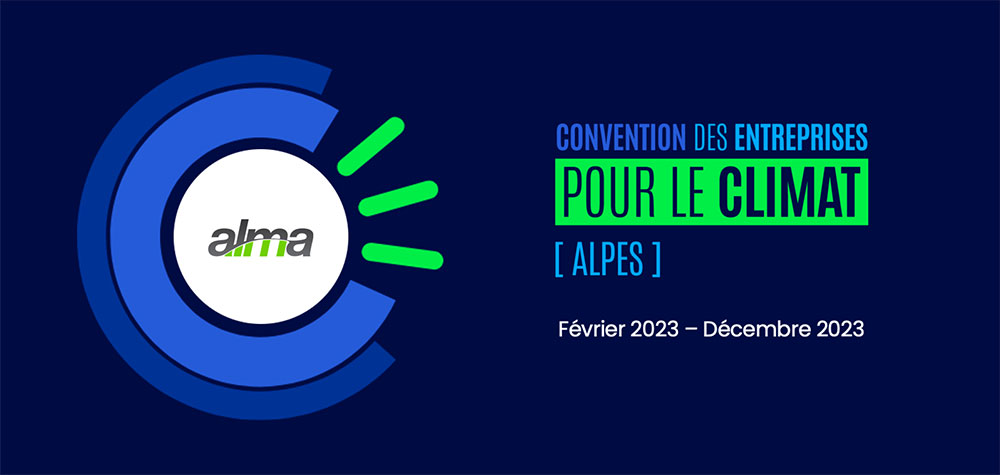 Alma rejoint la Convention des Entreprises pour le Climat - Alpes